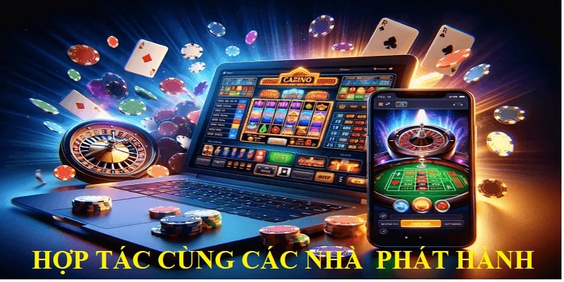 Sảnh casino Thabet hợp tác phát hành với nhiều nhà cung cấp uy tín